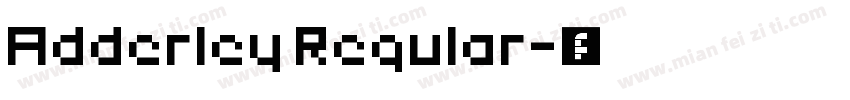 Adderley Regular字体转换